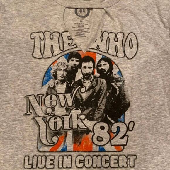 The Who 1982 Womans T Shirt size MD - Picture 3 of 3